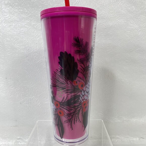 Starbucks Pink Pinecone Color Changing Cold Cup Tumbler - Picture 3 of 7